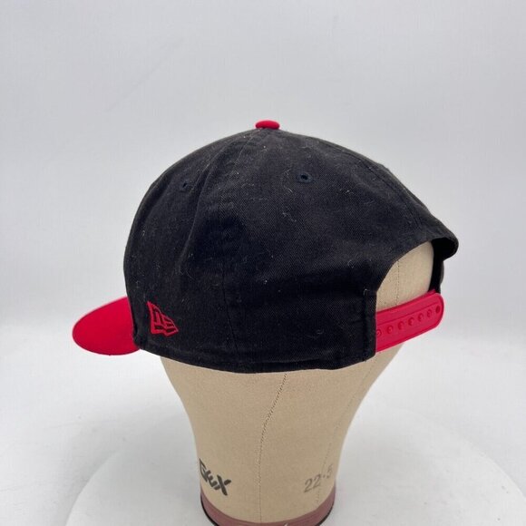 Chicago Bulls New Era Fits Hardwood Classic NBA Black Red Snapback Hat - Picture 4 of 13